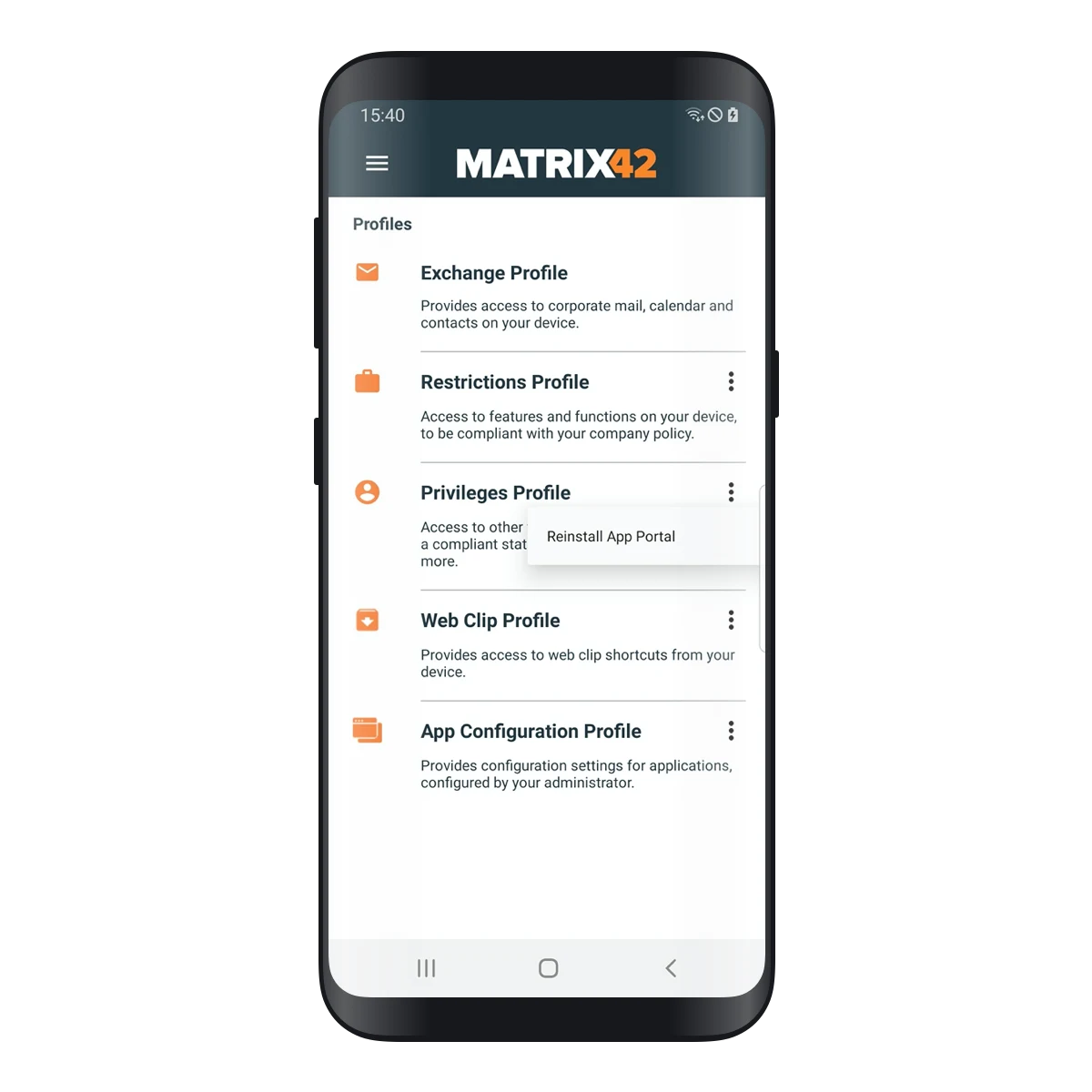 Matrix42 Companion screenshot