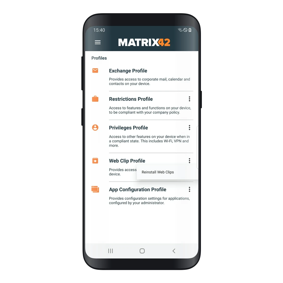 Matrix42 Companion screenshot